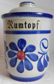 Vintage Rumtopf, Keuls aardewerk