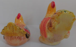 Peper en zoutstrooier, Haan + Hen