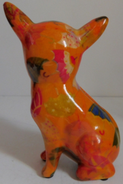Pomme-Pidou Oranje Chihuahua spaarpot