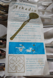 Kleeblatt Arkadia Schwerversilbert, Besteck