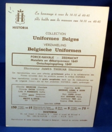 Belgische uniformen - Ontschepingsploeg 1849