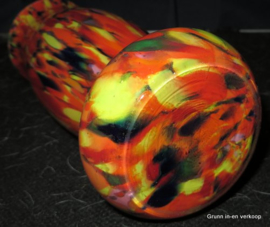 Boheemse Art Nouveau multi-color vaas