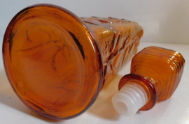 Empoli Amberkleurige glazen karaffles