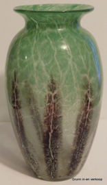 WMF Ikora, Baushaus Art Deco glass vase, by Karl Wiedmann