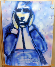 Herman Brood, litho: Herman Brood