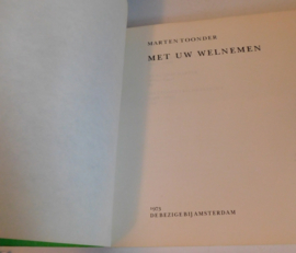Boek ‘Met uw Welnemen’ van Marten Toonder