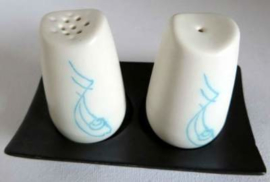 Vintage peper en zout stel