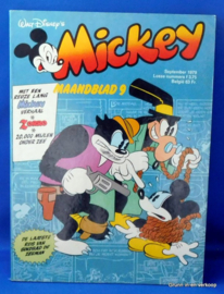 Mickey Mouse, maandblad 9 - September 1979
