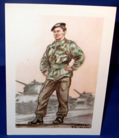 Belgische uniformen - Pantser Eenheid 1963