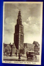 Groningen - Grote Markt met Martini Toren