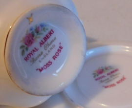 Moss Rose, Royal Albert, kop en schotel