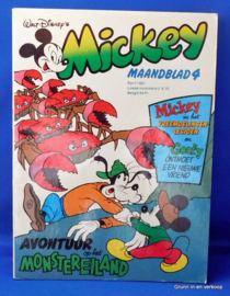 Mickey Mouse, maandblad 4 - April 1981