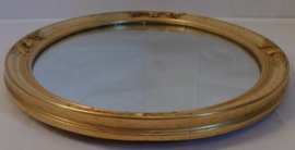 Ovale brocante spiegel