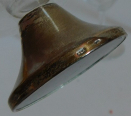 Gebruiks glazen, w.o. 1 met zilveren voet