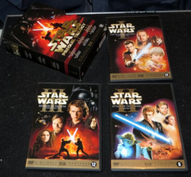 Star Wars Trilogy box met 3 Dvd disks - Delen 1-3