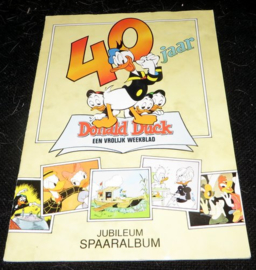 Donald Duck jubileum spaaralbum 40 jaar compleet 1992