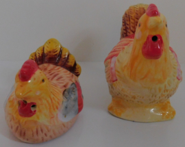 Peper en zoutstrooier, Haan + Hen