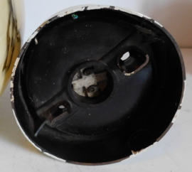 Art Deco bollamp met gemarmerd patroon