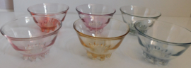 Set glazen france compote schaaltjes