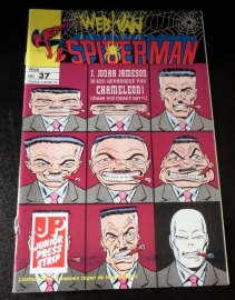 Web van Spiderman Nr 37, J. Jonah Jameson is een gevangene van Chameleon