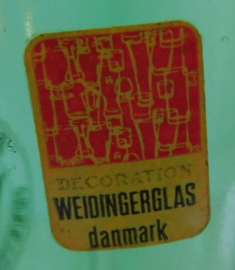 Weidingerglas Denmark vaas.