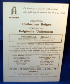 Belgische uniformen - Matroos en scheepsjongen 1840