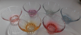 Set glazen france compote schaaltjes