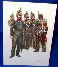 Belgische uniformen - Officieren en keursoldaten
