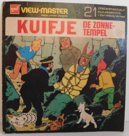 Kuifje ‘De zonnetempel’ Viewmaster-schijven