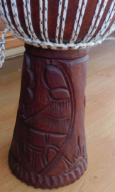 Afrikaanse trommel, Djembe, Hoogte 65 cm / Dia. 32 cm