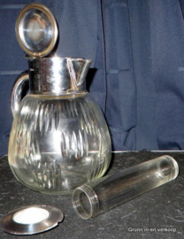 Art Deco schenkkan, met koelelement