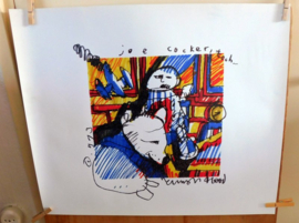 Herman Brood, Litho: Joe Cocker