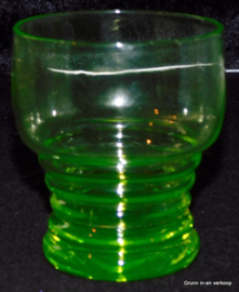 Kristalunie waterglas met ringen