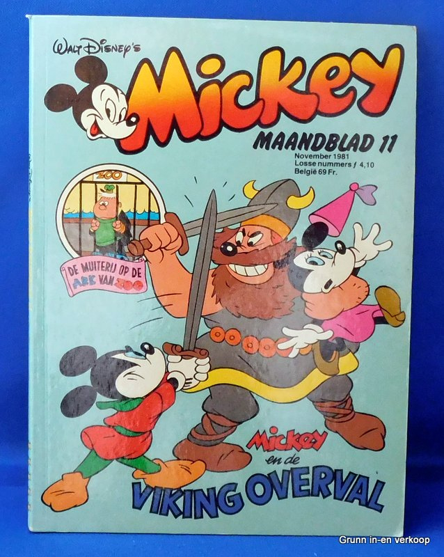 Mickey Mouse, maandblad 11 - November 1981