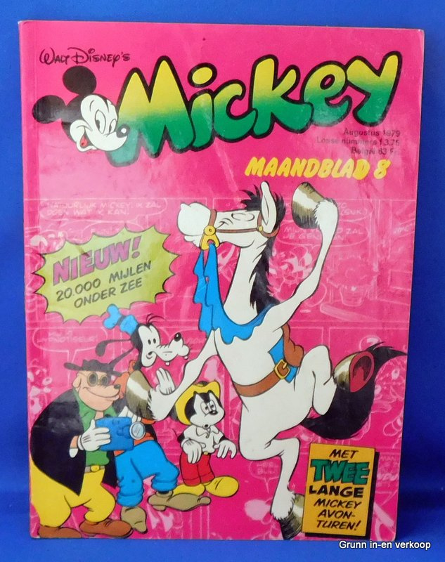 Mickey Mouse, maandblad 8 - Augustus 1979