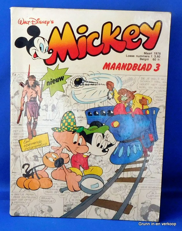 Mickey Mouse, maandblad 3 - Maart 1978