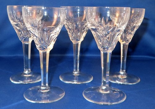 Dierbare passen Voorstel Facet geslepen kristallen 'baccarat' glazen | Glaswerk | Vintage-Collector