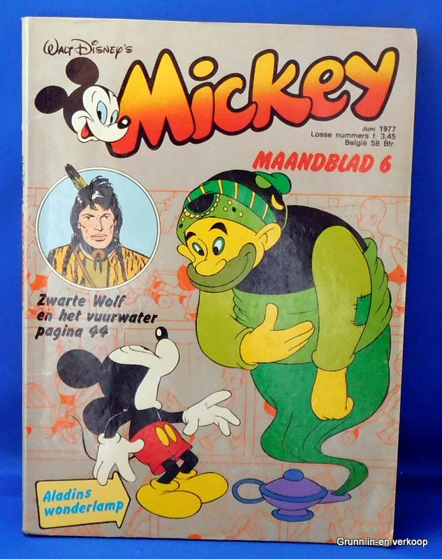 Mickey Mouse, maandblad 6 - Juni 1977