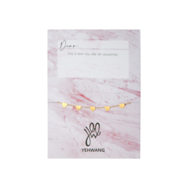 Armband Love Hearts Goud