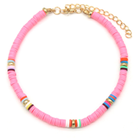 Trendy Anklet with Rubber Beads