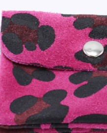 Portemonnee Lizzy | print panter | new fuchsia