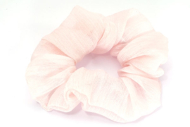 Scrunchie | Licht roze glinster