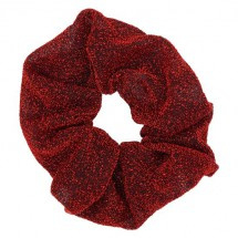 Scrunchie Glitter Rood