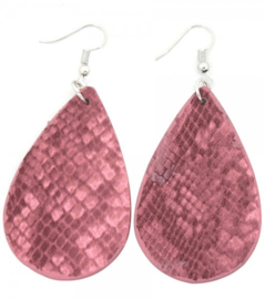 PU Snakeskin Earrings