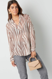 Blouse aesthetic print | bruin