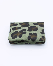 Portemonnee Lizzy | print panter | Army groen