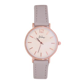 Horloge Grijs/Rose