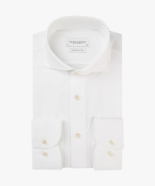 Profuomo Wit Japanese knitted overhemd