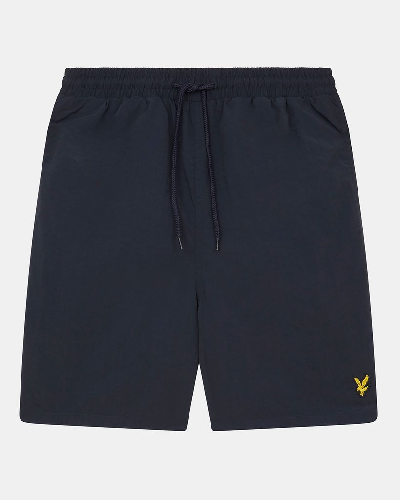 Lyle&Scott Plain Swim Shorts Donker Blauw