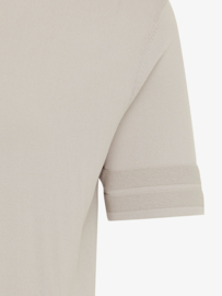 Genti no button Polo Mid Brown , vervaardigd in de cool dry  kwaliteit.